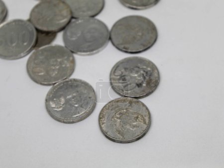 Rupiah coins made of silver
