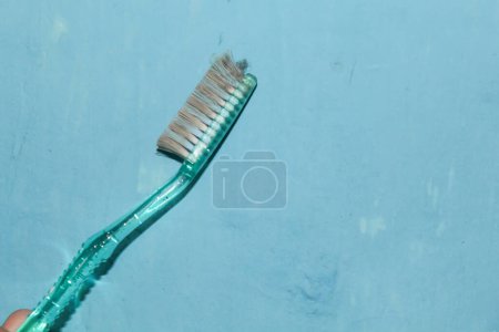 Dirty toothbrush, no longer used