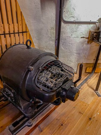 Old equipment in the mill