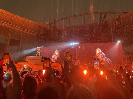 Photo for The Eras Tour Brazil 2023 - Taylor Swift brings her world tour "THE ERAS TOUR" to Rio de Janeiro at Stadium Nilton Santos in november 19/11. - Royalty Free Image