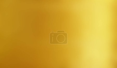 Photo for Gold background gradient foil vector yellow texture. Smooth gold gradient blur metallic - Royalty Free Image