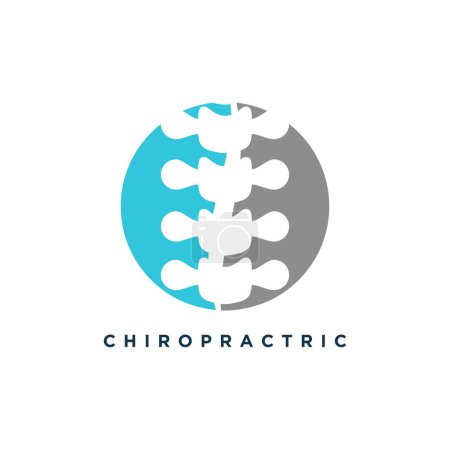 Illustration for Chiropractic icon vector with modern element concept logo design Premium Vector - Royalty Free Image