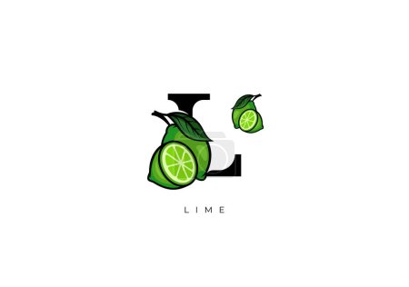 Photo for This is a modern Lime Vector, Great combination of Lime symbol with letter L as initial of Lime itself. Nice for Logo, Monogram, Symbol or any graphic design needs. - Royalty Free Image