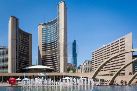The new City Hall of Toronto, Canada