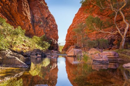 Téléchargez les photos : Simpson Gap, 22 km à l'ouest d'Alice Spings, Territoire du Nord, Australie - en image libre de droit