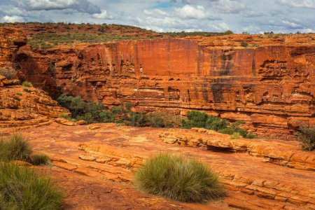 Téléchargez les photos : Vue de South Rim, Kings Canyon, Territoire du Nord, Australie - en image libre de droit
