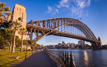 Foto de El puente del puerto de Sydney, Sydney, Australia - Imagen libre de derechos
