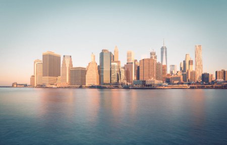 Téléchargez les photos : Skyline of the Financial District, Lower Manhattan, New York, États-Unis - en image libre de droit