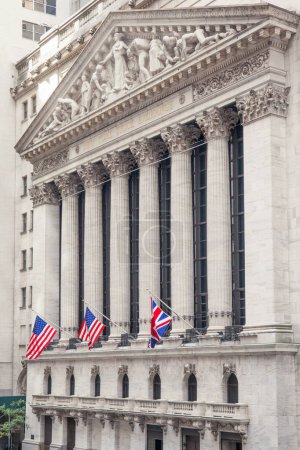 Téléchargez les photos : The New York Exchange (NYSE) building, New York City, États-Unis - en image libre de droit