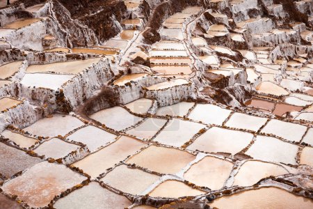 Photo for View of  Salinas de Maras (salt extraction), Sacred Valley, Cusco, Peru - Royalty Free Image