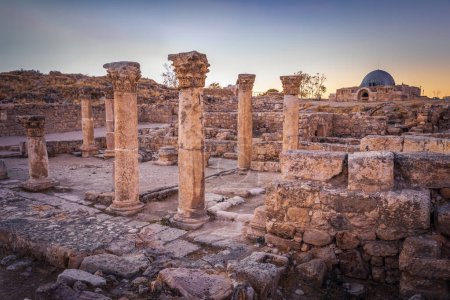 Téléchargez les photos : L'église byzantine sur la citadelle d'Amman, Amman, Jordanie - en image libre de droit