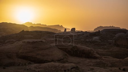 Foto de Ruinas de la fortaleza de la cruzada en Al Wu 'ayra, Petra, Jordania - Imagen libre de derechos