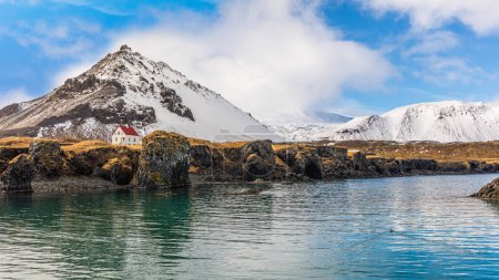 Téléchargez les photos : Belle vue sur la côte d'Arnarstapi, péninsule de Snaefellsnes, Islande - en image libre de droit