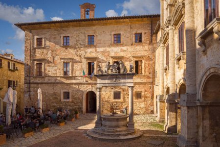 Photo for Piazza Grande, Montepulciano, Italy - Royalty Free Image