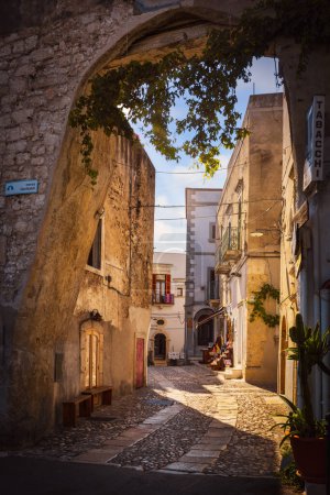 Photo for Entrance to the old town, Peschici, Gargano, Italy - Royalty Free Image
