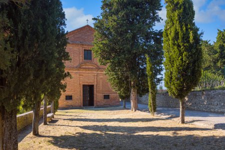 Téléchargez les photos : Église Santa Caterina (Santa Catherine), Pienza, Italie - en image libre de droit