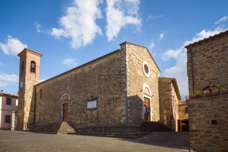 Foto de La iglesia de Sant 'Angelo en Colle, Montalcino, Italia - Imagen libre de derechos
