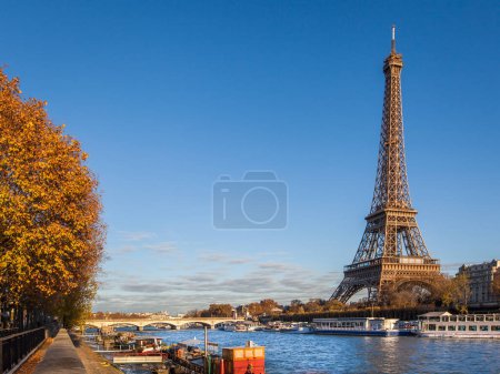 Foto de Tour Eiffel y el Puente de Iena, París - Imagen libre de derechos