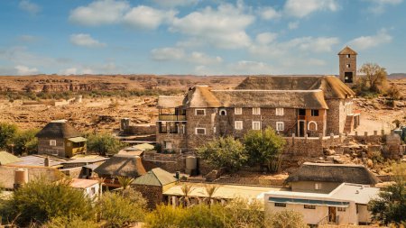 Foto de Seeheim Hotel and Village, Keetmanshoop, Namibia: Una histórica instalación nocturna de lujo construida a principios de 1900, despierta después de años de inactividad para el disfrute de los visitantes del sur de Namibia - Imagen libre de derechos