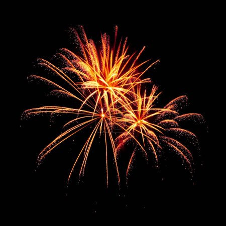 Photo for Colourful fireworks competition on sky - Royalty Free Image