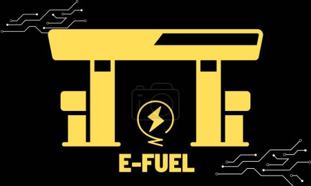 Electrofuels or e-fuels or synthetic fuels are an emerging class of carbon neutral fuels that are made from renewable sources vector.