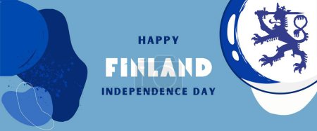 Finland Independence Day. 6 December. Finland Defense Day concept.