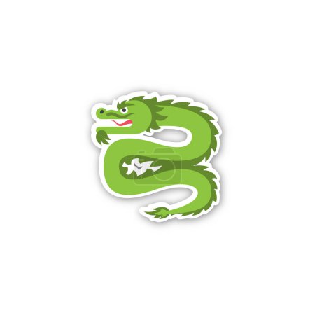 Dragon Icon. Emoji Vektor. Bunte Ikone. Symbolvektor. Icon Design