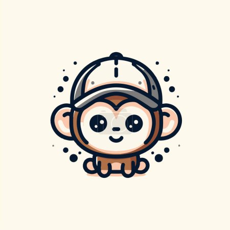Fashion Forward Monkey with a Cute Cap.