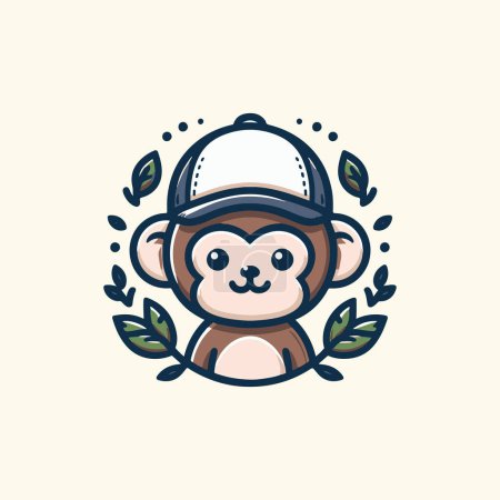 Playful Primate and Its Charming Cap.