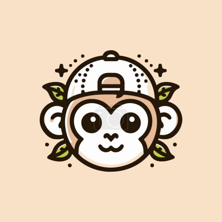 A Monkey's Fashion Statement with a Cap.