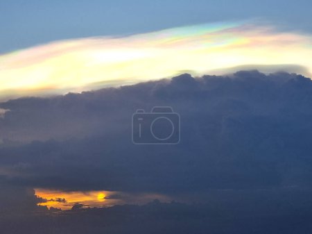 Photo for Beautiful light of the sun and cloud in the blue sky backgrounds - Royalty Free Image