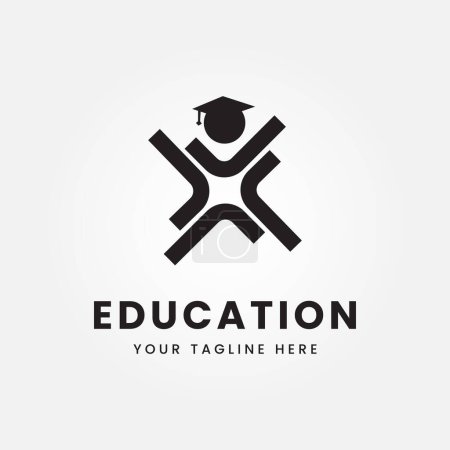 Illustration for Education logo icon design vector illustration - Royalty Free Image