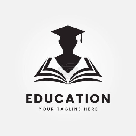 Illustration for Education logo icon design vector illustration - Royalty Free Image