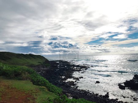 Foto de Kapaa está en el lado este de Kauai. - Imagen libre de derechos
