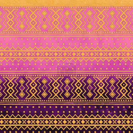 seamless pattern with abstract geometric shapes, Tranditional pattern