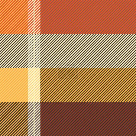 Foto de Cuadros naranja comprobar textura de la tela patrón sin costuras. - Imagen libre de derechos