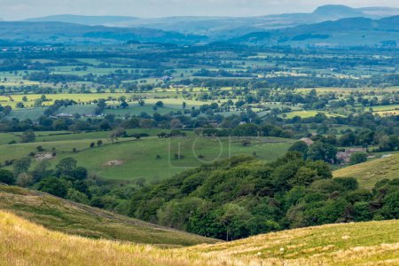 Photo for Pendle Hill, Lancashire - View from the top of the hill. - Royalty Free Image