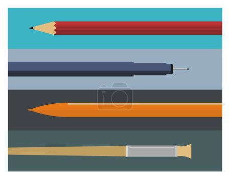 Illustration for Drawing tool. Simple flat illustration - Royalty Free Image