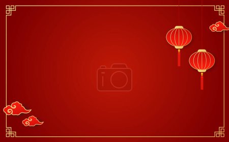 Foto de Estilo chino oriental tradicional fondo - Imagen libre de derechos
