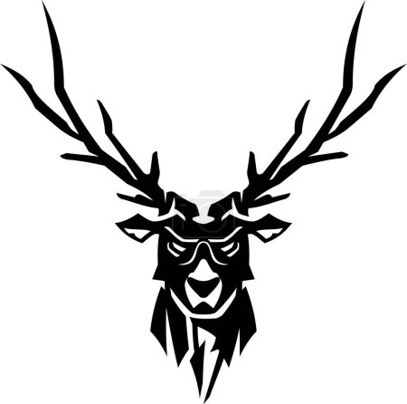 Buck Deer Head Geometric