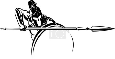 Photo for Vector illustration of an abstract sword with the bow - Royalty Free Image