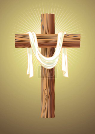 Symbole de la Croix de Jésus Christ ressuscité