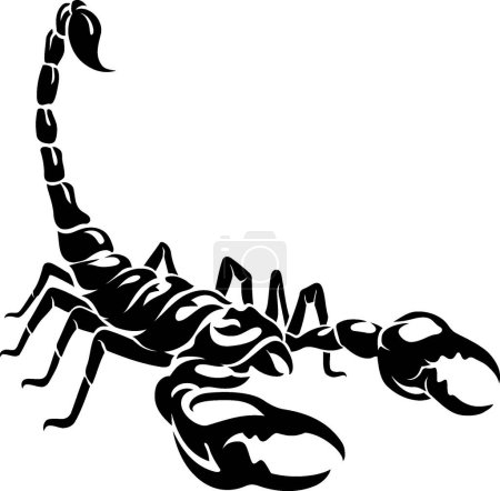 Illustration for Scorpion Art Design Illustration - Royalty Free Image