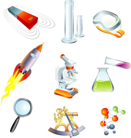 Science Tools-Conjunto de temas de exploración / experimentación científica