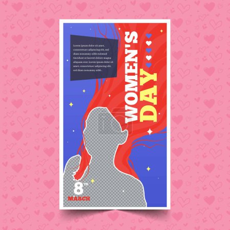 Téléchargez les illustrations : Plat international femmes s jour bannières collection conception illustration vectorielle - en licence libre de droit