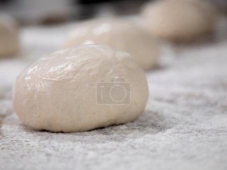 bread dough in preparation