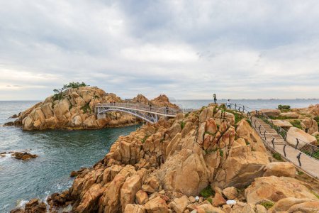 Photo for The view of the winter sea in Ulsan, Korea - Royalty Free Image