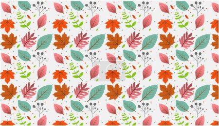 Photo for Autumn elements set decoration . Background banner border isolated vector illustration design - Royalty Free Image