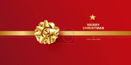 Illustration for Merry Christmas background vector. Winter Christmas background with xmas. - Royalty Free Image