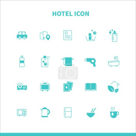 Téléchargez les illustrations : Icône minimaliste pour hébergement chez l'habitant ou logo de l'hôtel, illustration vectorielle - en licence libre de droit